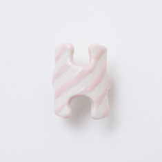 ROKKAN ゆびまきパズル ピンクストライプ　pink stripe